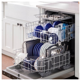 GE Dry Boost Top Control 24-in Built-In Dishwasher (Fingerprint-resistant Stainless Steel) ENERGY STAR, 50-dBA Item #4143060 Model #GDT630PYRFS- customer return from Major department store- like new