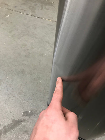 SoftStep 13.2 Gal. Stainless Steel Step Trash Can with Inner Bucket for Office and Kitchen- NEW OUT OF BOX!!! (Slight dents)