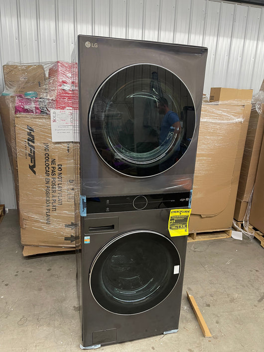 LG WashTower Single Unit Gas  with Center Control 4.5 cu. ft. Front Load Washer and 7.4 cu. ft. Dryer!  -Brand new never used, scratch and dent unit - , photos shown