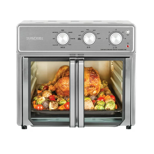 Kalorik MAXX 26 Quart Air Fryer Oven, Stainless Steel**New in box**