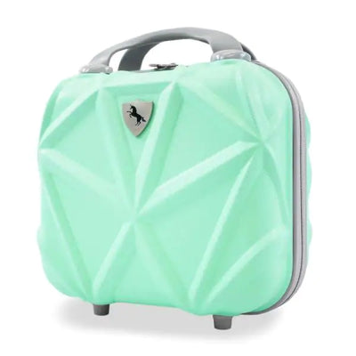 AMKA Gem 2-Piece Mint Carry-On Spinner Cosmetic Suitcase**New in Box**