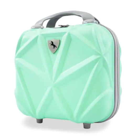 AMKA Gem 2-Piece Mint Carry-On Spinner Cosmetic Suitcase**New in Box**