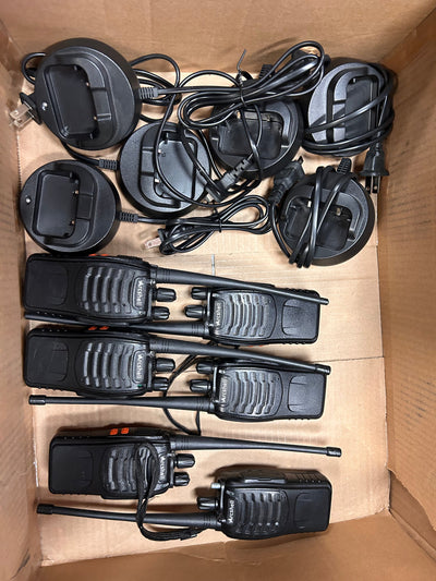 Six Pack of Arcshell Walkie Talkies! (USED)
