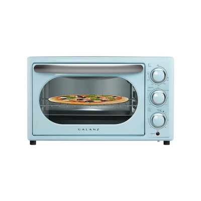 Galanz 0.9 Cu. ft. Retro Bebop Blue Convection Toaster Oven!  -Brand new in the box