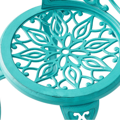 The Pioneer Woman Goldie 3-Piece Garden Bistro Set, Teal!! NEW IN BOX!!