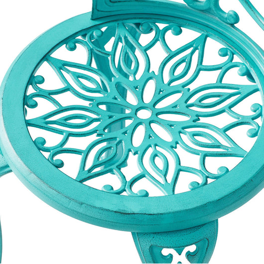 The Pioneer Woman Goldie 3-Piece Garden Bistro Set, Teal!! NEW IN BOX!!