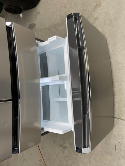 Frigidaire Gallery 21.5-cu ft 4-Door Counter-depth French Door Refrigerator with Ice Maker (Smudge-proof Stainless Steel) ENERGY STAR Item #5037443 Model #GRMC2273CF- new - scratch and dent