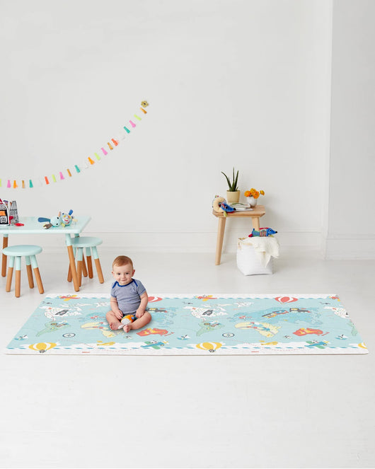 Doubleplay Reversible Playmat, Little Travelers- new in box