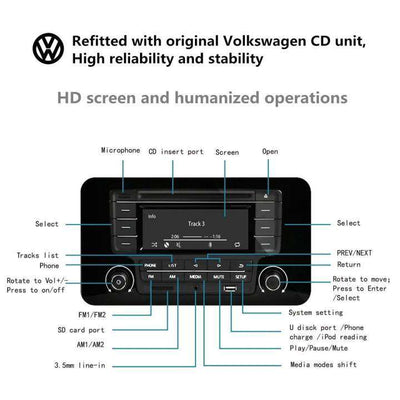KEiiD Compact CD/MP3 Player Stereo Wooden Desktop Bluetooth Hi-Fi Speaker Portable Boombox Home Audio Component Music Shelf System with FM Radio Digital Tuner Remote Control USB SD AUX,Soundbar- new in the box