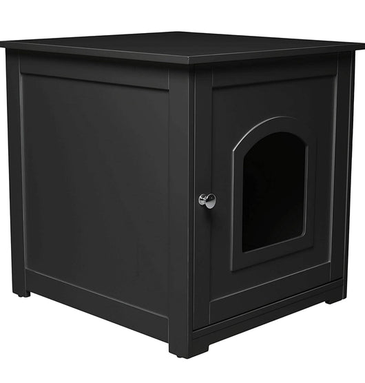 zoovilla Kitty Litter Loo – Hidden Litter Box Furniture, Black**New in Box**