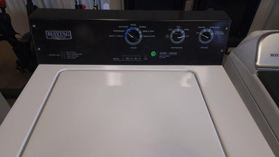 Maytag 3.5-cu ft Commercial-Grade Residential Agitator Top-Load Washer - White (used- tested and works great) included in 20% off clearance sale!