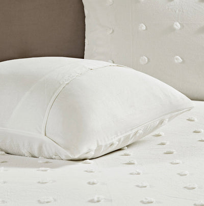 Home Essence Apartment Kay Cotton Jacquard Comforter Set, Ivory, King/Cal King- NEW IN BAG!!!!