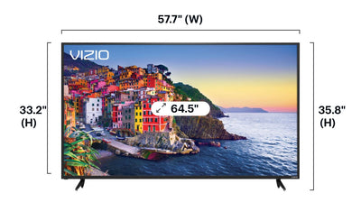 VIZIO 65" Class 4K (2160P) Smart XLED Home Theater Display (E65-E1).  Used - works great