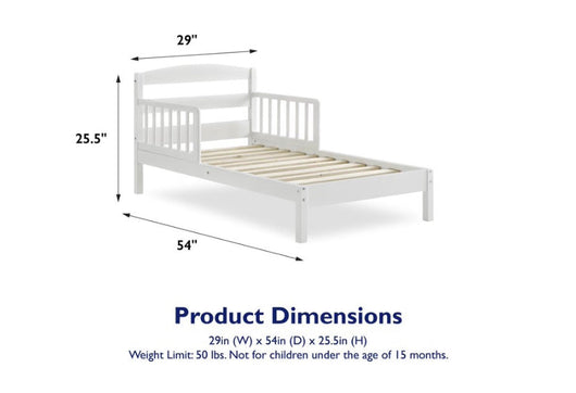 Baby Relax Jackson Transitional Wood Toddler Bed, Espresso- NEW IN BOX!!!