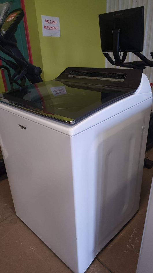 Whirlpool 5.2-5.3-cu ft Smart Top Load Washer with 2 in 1 Removable Agitator - White (USED - TESTED & WORKS GREAT! (INCLUDED IN 20% OFF CLEARANCE SALE)