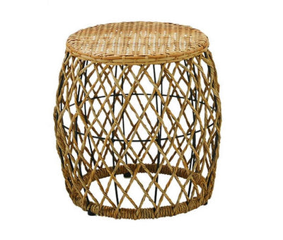 Better Homes & Gardens Ventura 3-Piece White Outdoor Boho Wicker Chat Set, Wicker Frame- NEW AND ASSEMBLED!!!