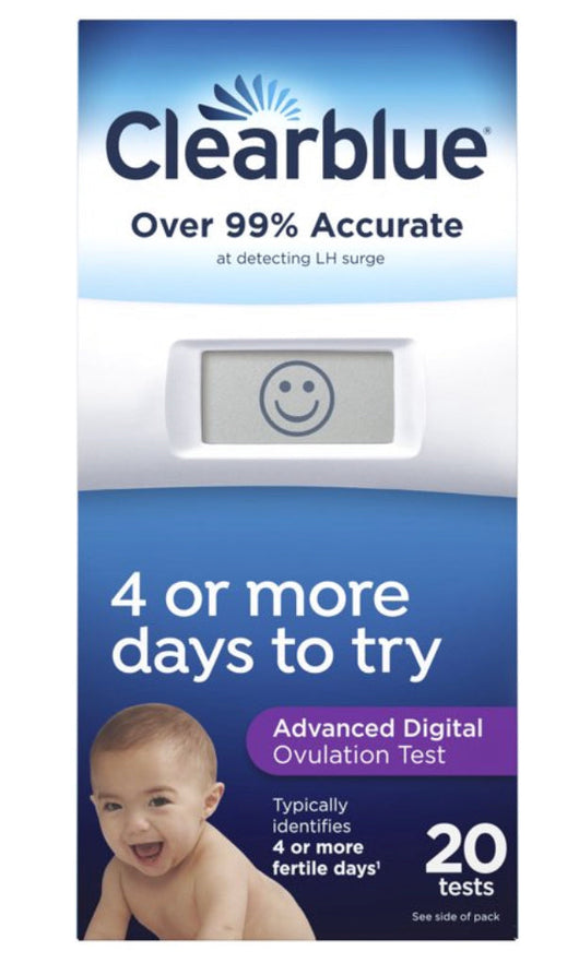 Clearblue Advanced Digital Ovulation Test, Predictor Kit, 20 Tests- NEW!!!