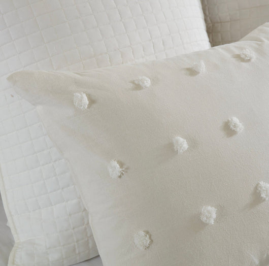 Home Essence Apartment Kay Cotton Jacquard Comforter Set, Ivory, King/Cal King- NEW IN BAG!!!!