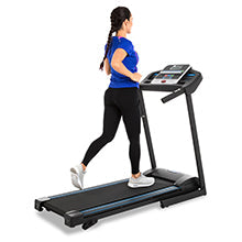 XTERRA Fitness TR Folding Treadmill! (NEW & ASSEMBLED - CRACKED PLASTIC - PHOTOS SHOWN) **You will need a truck or trailer to pick this item up!!!**