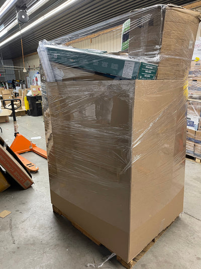 Jumbo huge liquidation pallet- over 7 ft tall ! Pallet number 8804