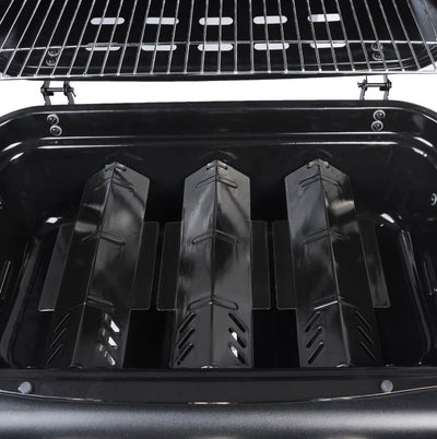 RevoAce 3-Burner LP Gas Grill with Side Burner, Blue Sapphire!! NEW IN BOX!!