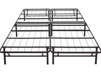 Amazon Basics Foldable Metal Platform Bed Frame with Tool Free Setup, 14 Inches High, Queen, Black**New in Box**