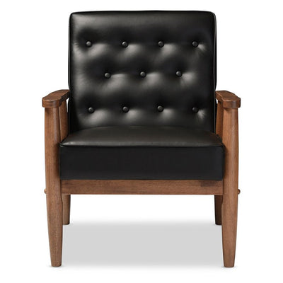 Baxton Studio Sorrento Lounge Chair, Set of 2!  -Brand new & Assembled