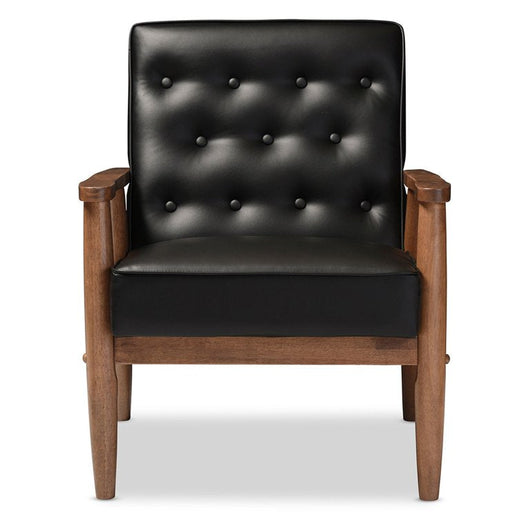 Baxton Studio Sorrento Lounge Chair, Set of 2!  -Brand new & Assembled