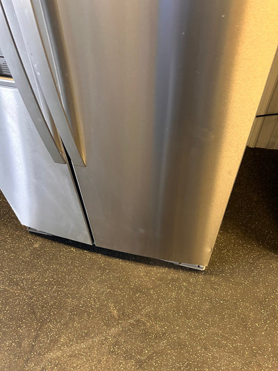 Whirlpool 28.4-cu ft Side-by-Side Refrigerator with Ice Maker (Fingerprint Resistant Stainless Steel)!  -Brand new, does have a minor scratch & dent from shipping, photos shown