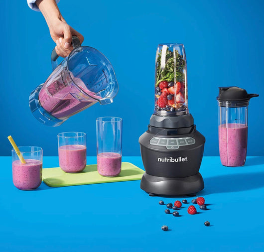 NutriBullet ZNBF30500Z Blender Combo 1200 Watt, 1200W, Dark Gray- NEW IN BOX!!!
