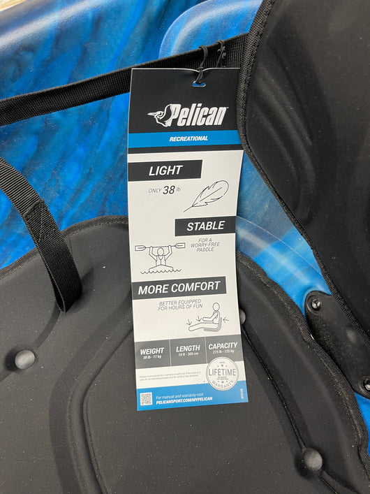 Pelican Intrepid 100XP Sit Inside Fishing Kayak, Neptune- new
