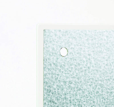 U Brands - Dry erasing glass slate, non-magnetic surface, without frame, white!  -Brand new in the box (Is missing Liquid Marker)