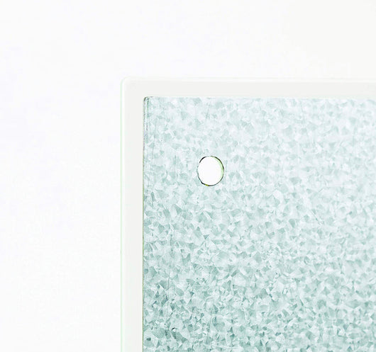 U Brands - Dry erasing glass slate, non-magnetic surface, without frame, white!  -Brand new in the box (Is missing Liquid Marker)