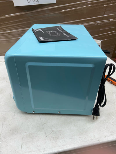 Galanz 0.7 Cu. ft. Retro Countertop Microwave Oven, 700 Watts, Blue- Lightly Used, Very Clean!!!!