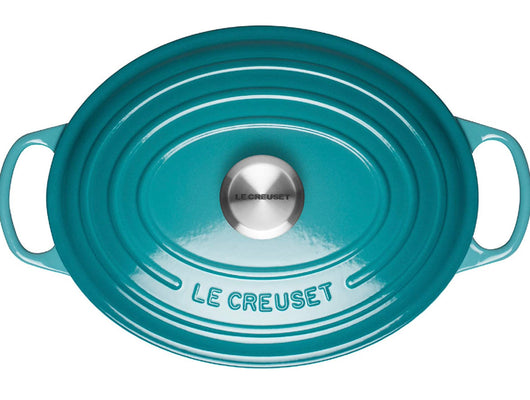 Le Creuset Enameled Cast Iron Signature Braiser, 5 qt. , Caribbean!! NEW IN BOX!!