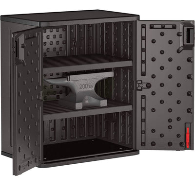 Suncast 36-Inch Storage Cabinet Locker for Garage and Shed, Black**New in box**