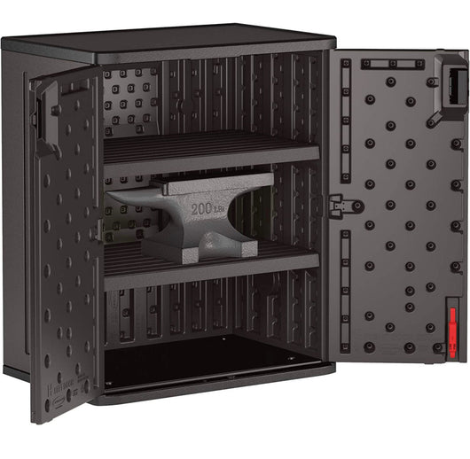 Suncast 36-Inch Storage Cabinet Locker for Garage and Shed, Black**New in box**