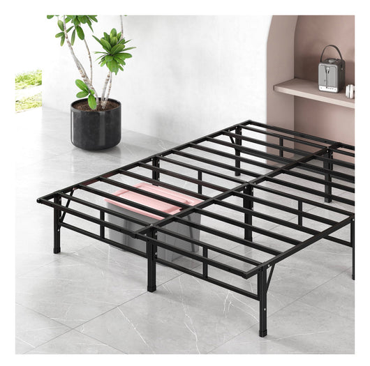 Zinus 14" Metal SmartBase Compack® Mattress Foundation, Bed Frame, King**New in Box**