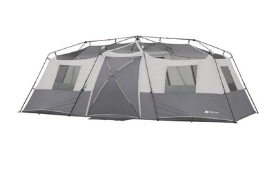 Ozark Trail 20' x 10' x 80" Instant Cabin Tent in Gray and Teal, Sleeps 12- BRAND NEW!!!