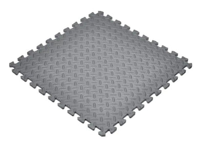 Norsk Gray 24 in. x 24 in. x 0.47 in. Foam Interlocking Floor Mat (6-Pack)!! NEW IN PLASTIC!!