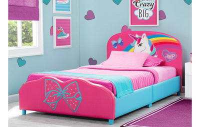 Nickelodeon JoJo Siwa Upholstered Twin Bed by Delta Children (new in the box)