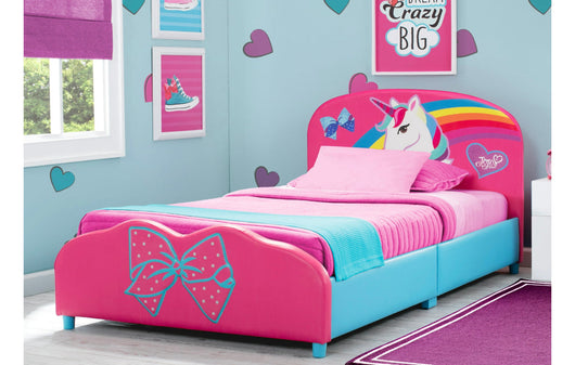 Nickelodeon JoJo Siwa Upholstered Twin Bed by Delta Children (new in the box)