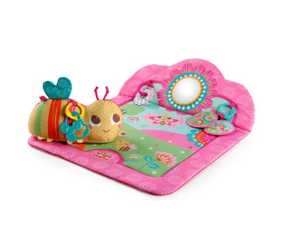 Bright Starts Prop Activity Play Mat with Support Pillow - Flowers & Friends- NEW IN BOX!!!