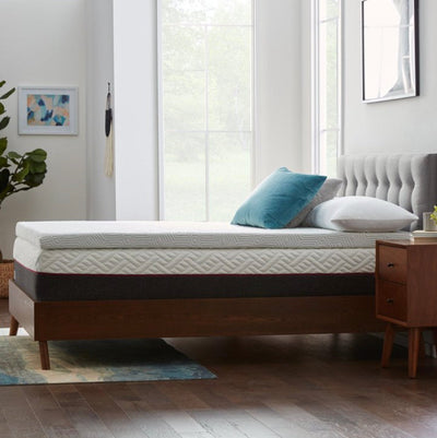 Lucid Memory Foam Mattress Topper, Queen, 3 inch, Cooling Gel and Aloe Infused, Plush (Cover Included)- NEW IN BOX!!!