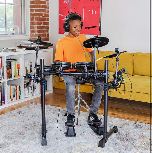 Alesis Drums Turbo Mesh Kit – Electric Drum Set With 100+ Sounds, Mesh Drum Pads, Drum Sticks, Connection Cables and 60 Melodics Lessons!  -Brand new in the box