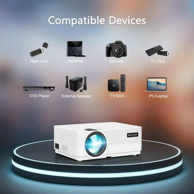 VANKYO Leisure 470 Mini Wifi Projector, 250'' Large Screen and 1080P Supported LCD Home Theater Projector**New in box**