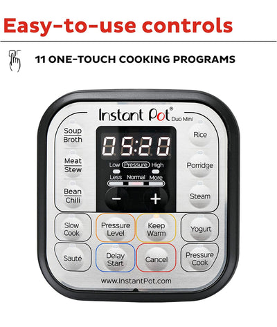Instant Pot Duo 7-in-1 Electric Pressure Cooker, Slow Cooker, Rice Cooker, Steamer, Sauté, Yogurt Maker, Warmer & Sterilizer, Includes App With Over 800 Recipes, Stainless Steel, 3 Quart- BRAND NEW OUT OF BOX!!!