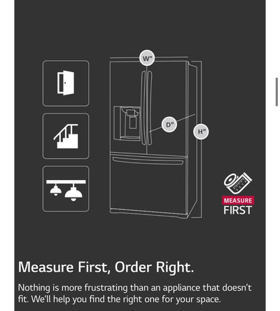 Samsung 28 cu. ft. Large Capacity 3-Door French Door Refrigerator (brand new still in plastic. Minor dent on the side- photos shown)