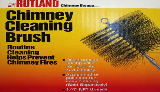 Rutland 7 in. x 11 in. Rectangular Wire Chimney Brush, 1/4 in. NPT- NEW IN BOX!!!