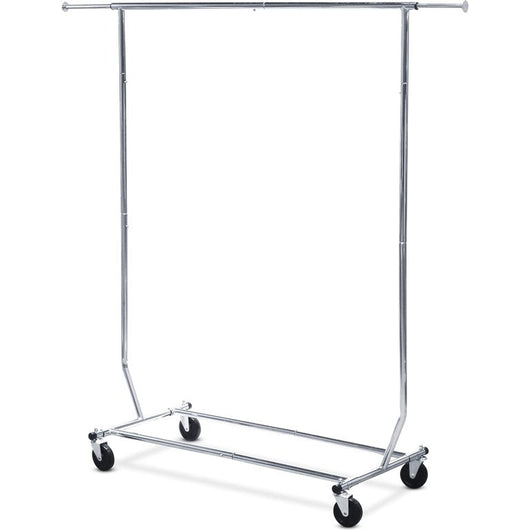 Simple Houseware Supreme Commercial Grade Clothing Garment Rack, 51 to 75 inches Extensible Rod, Chrome!